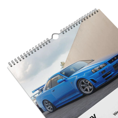 2026 Car Calendar - Nissan GTR Edition