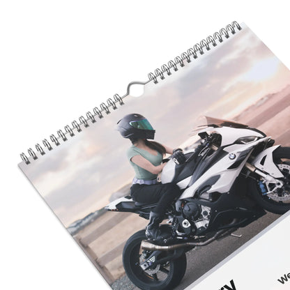 2026 Biker Girl Motorcycle Calendar