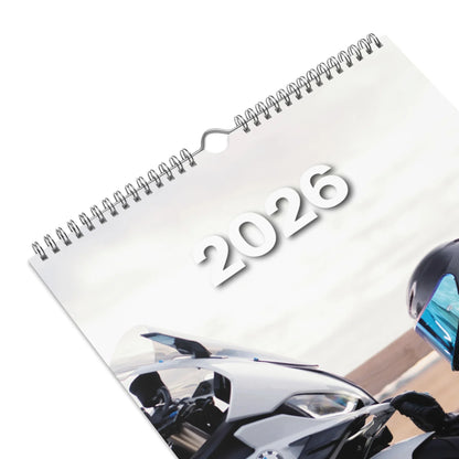 2026 Biker Girl Motorcycle Calendar