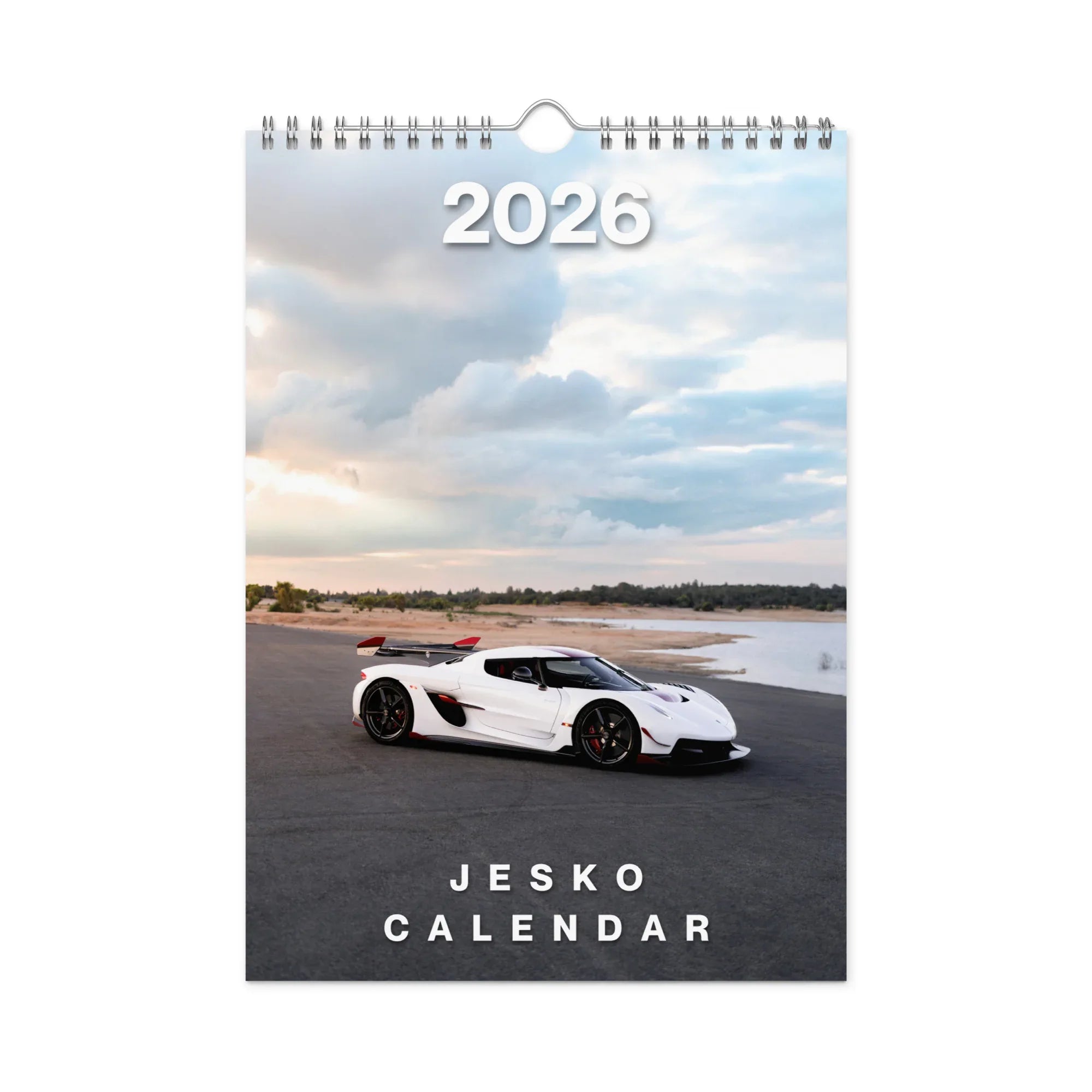 2026 Car Calendar - Hypercar Koenigsegg Jesko Edition